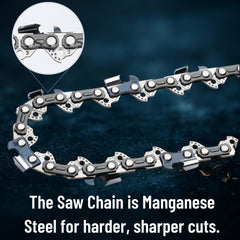 Close-up of UNCO chainsaw chain cutter