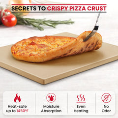 Close-up of Unicook Pizza Stone texture
