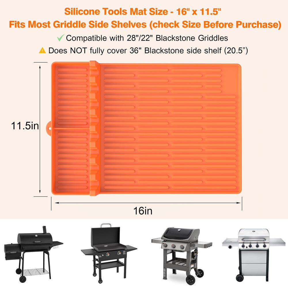 Close-up of Uozuke Silicone Grill Mat texture