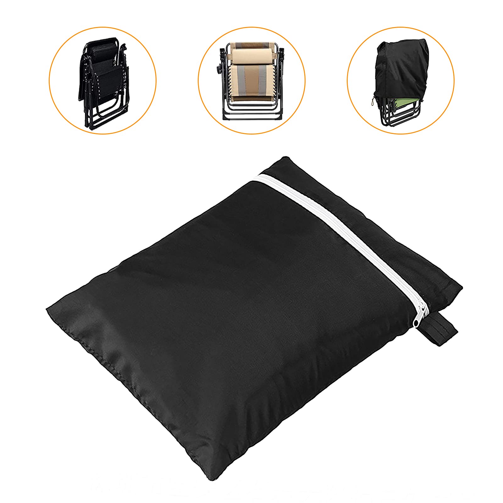 Close-up of Uranshin outdoor furniture cover stitching