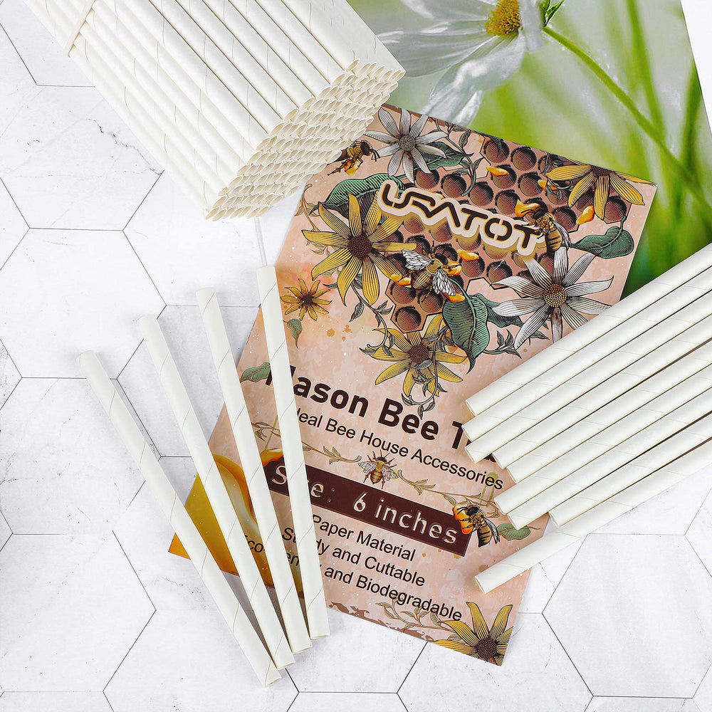 Close-up of URATOT Mason Bee Paper Inserts texture