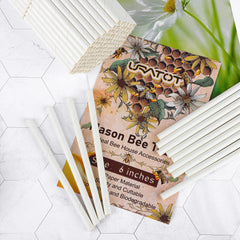 Close-up of URATOT Mason Bee Paper Inserts texture