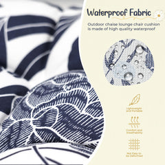 Close-up of Uthem Lounge Chair Cushion's stitching and filling