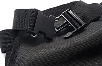 Close-up of utility pocket on FORESTER Chainsaw Chaps