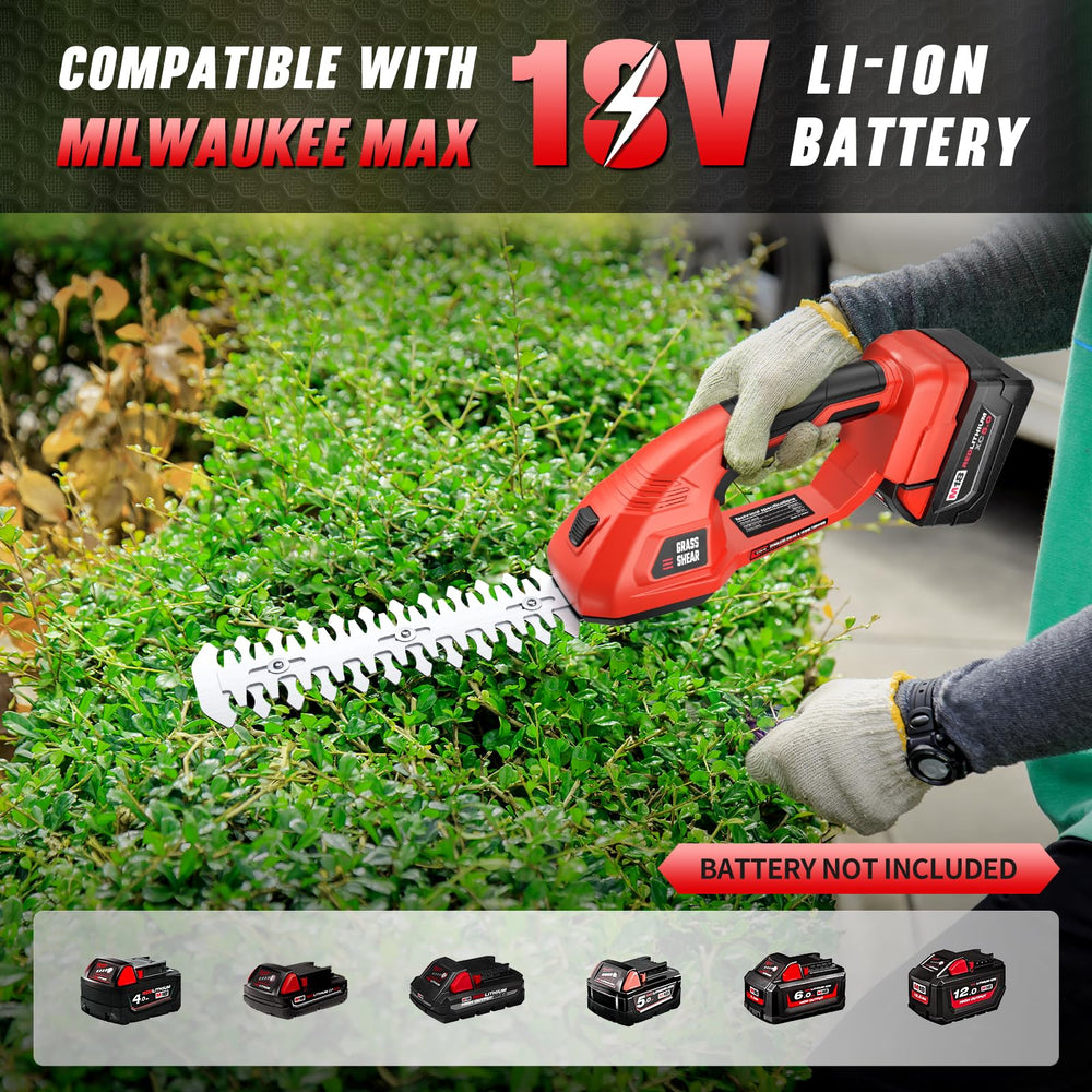 Close-up of VERVEWAVE hedge trimmer blades
