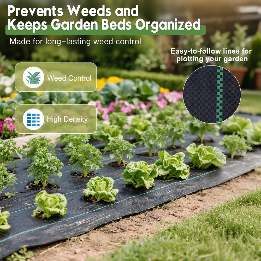Close-up of VZNEK weed barrier fabric showing texture