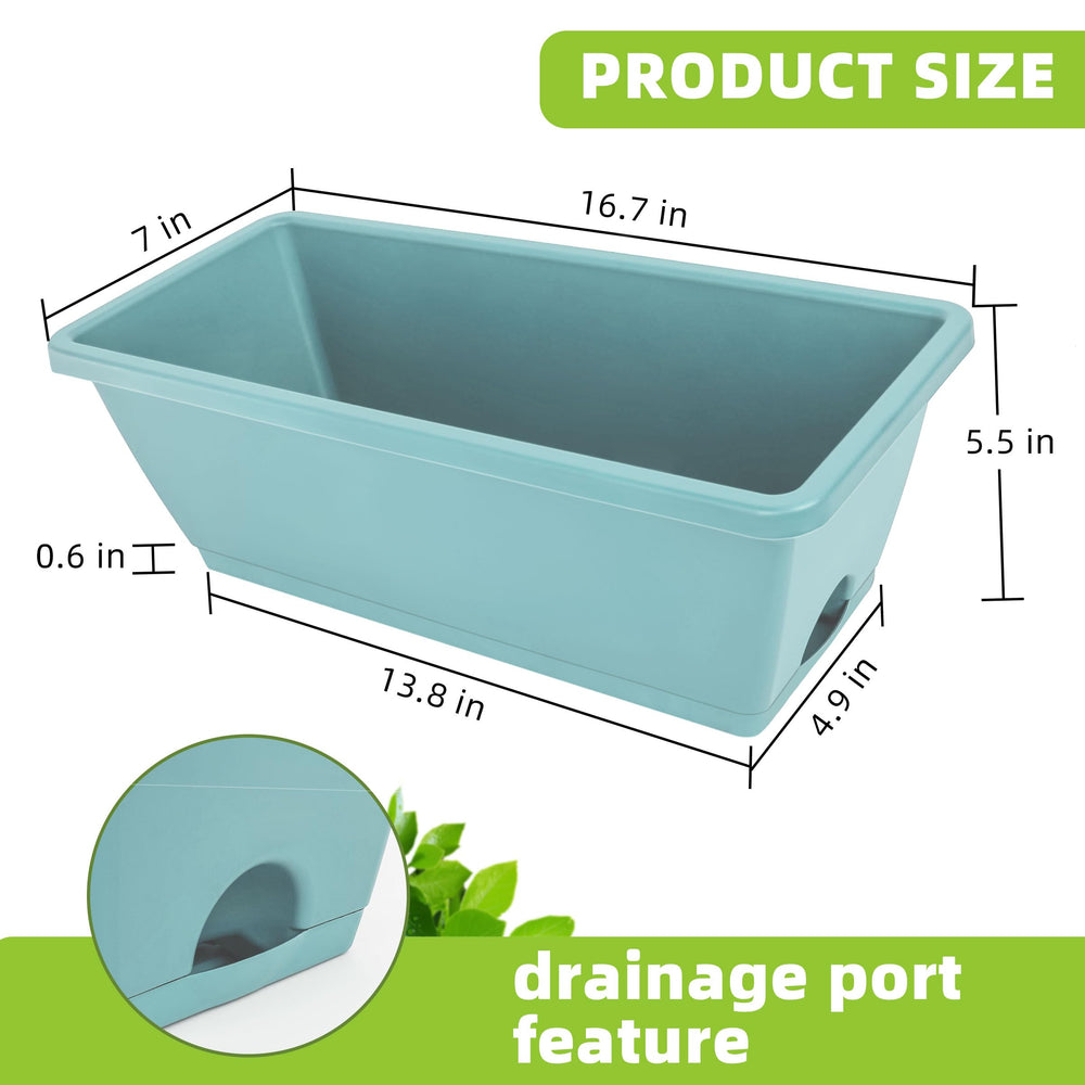 Close-up of water inlet design in LOCONHA planter
