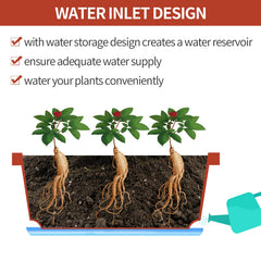 Close-up of water inlet design on CHUKEMAOYI planter