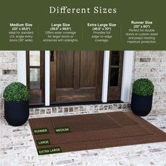Close-up of WaterHog doormat ridged design