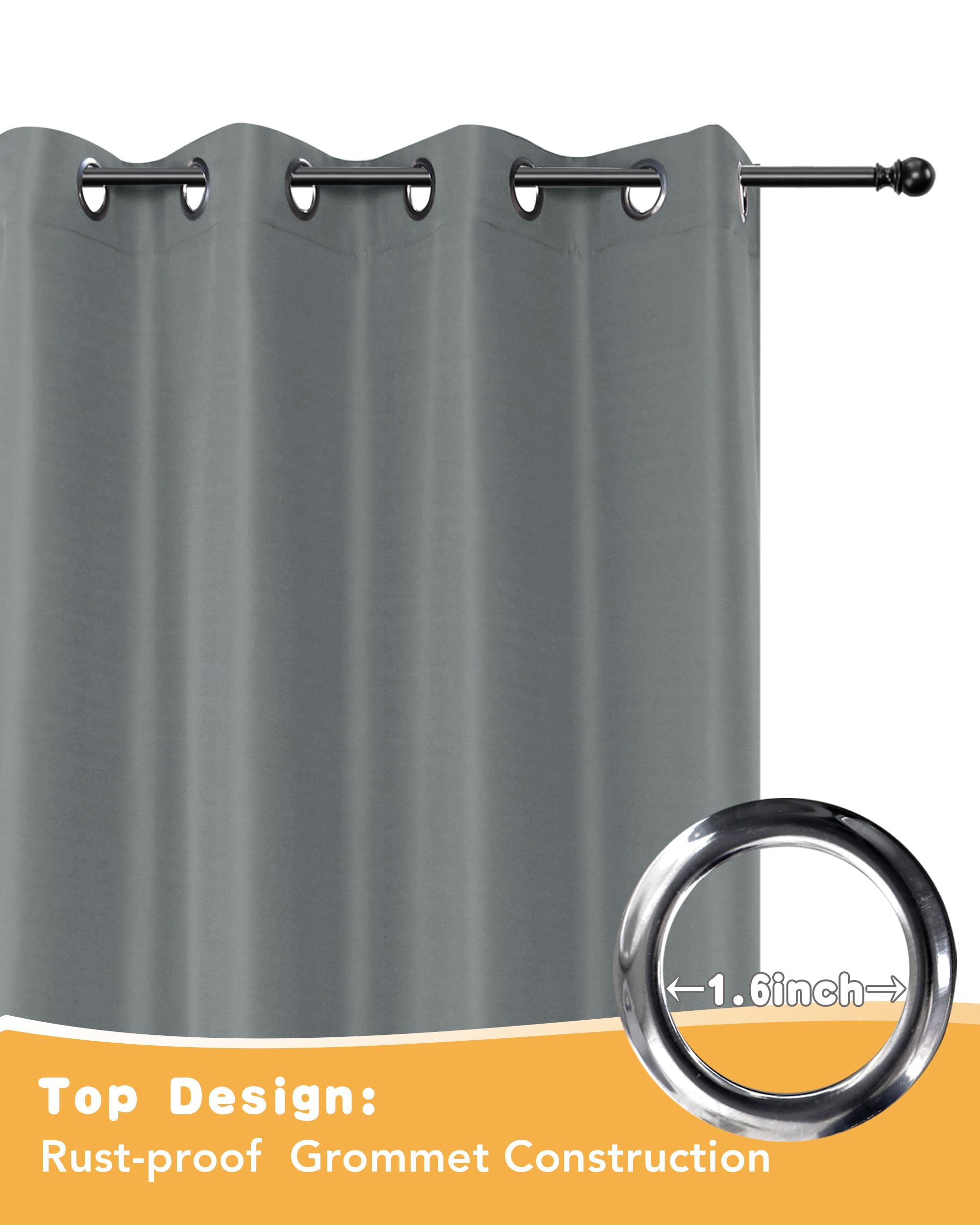 Close-up of waterproof fabric of HolidayIdeas outdoor curtains