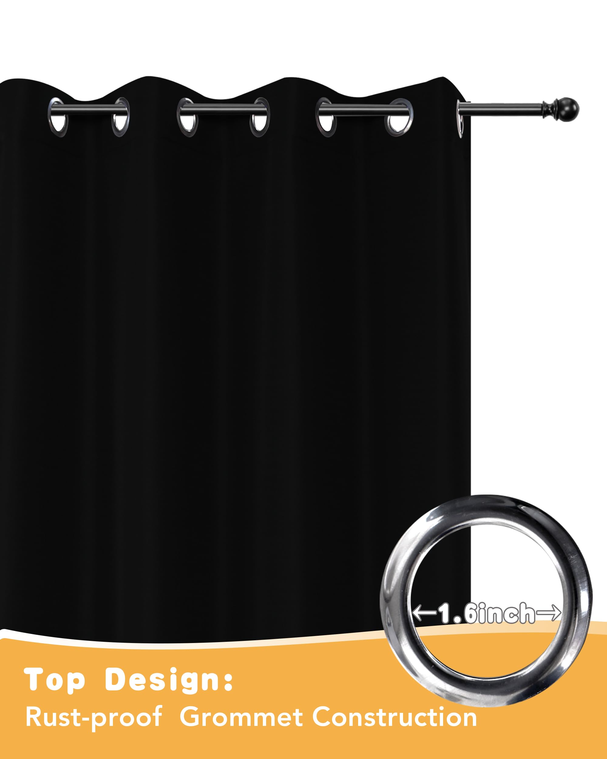 Close-up of waterproof fabric of HolidayIdeas Outdoor Curtains