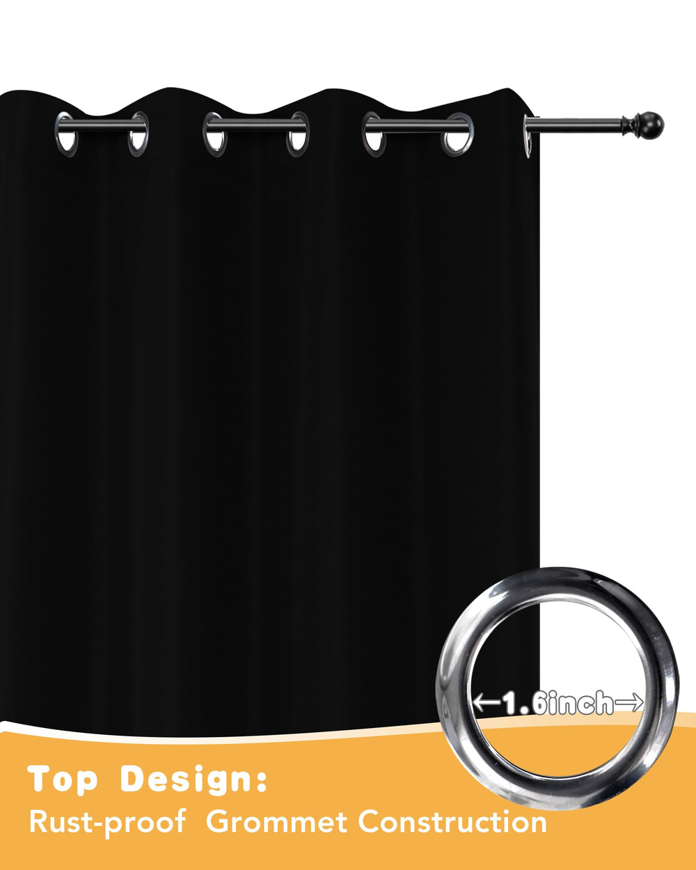 Close-up of waterproof fabric of HolidayIdeas Outdoor Curtains