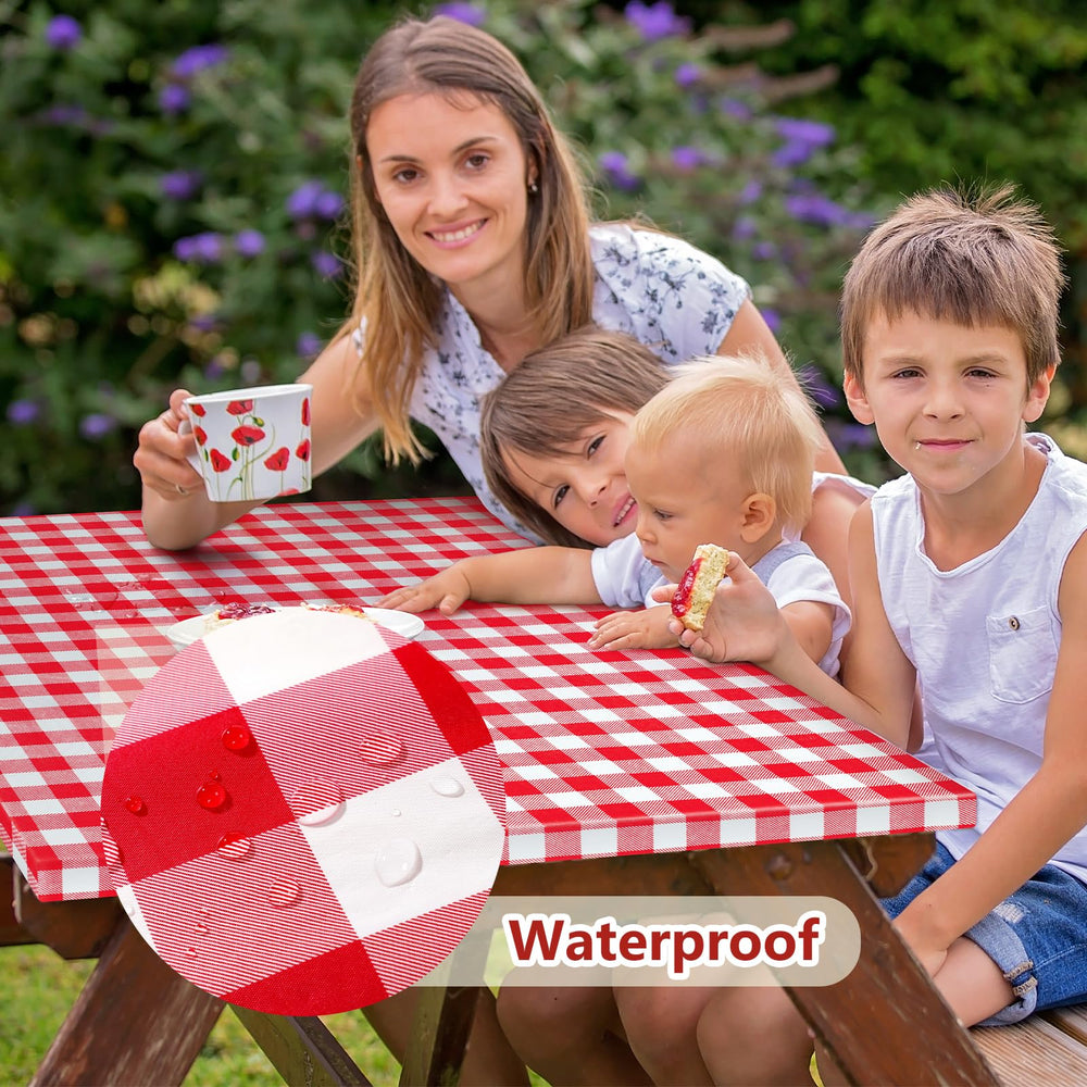 Close-up of waterproof material of Nimalpal Picnic Table Cover