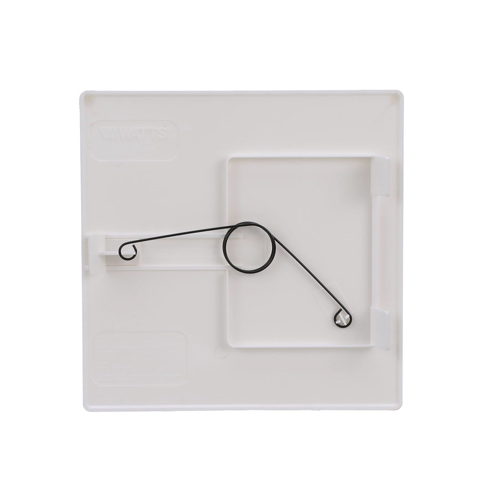 Close-up of Watts APU15 Access Panel spring-loaded clips