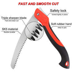 Close-up of WEIMELTOY SK5 Blade on Pruning Saw