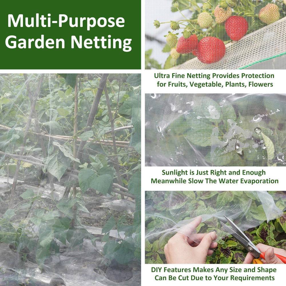 Close-up of WenTao Garden Netting texture and mesh