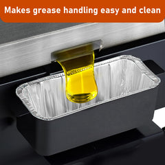 Close-up of Whaleme aluminum foil drip pan liner