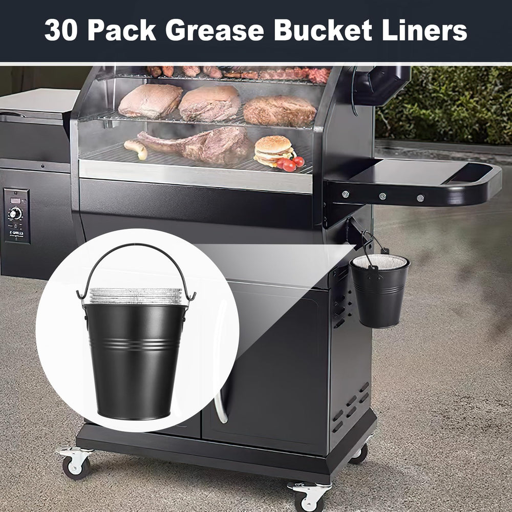Close-up of Whaleme grease bucket liner made from aluminum