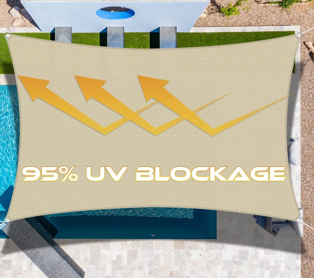Close-up of Windscreen4less shade sail material