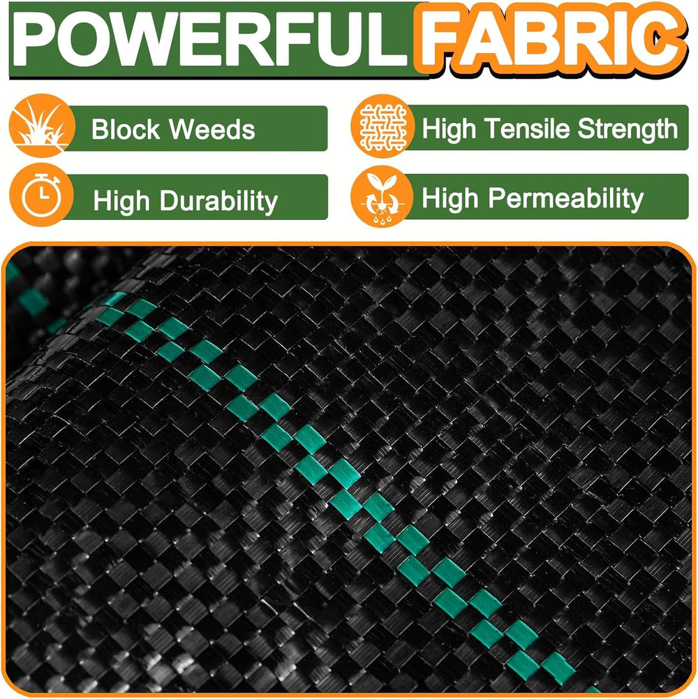 Close-up of Winisok weed barrier fabric texture