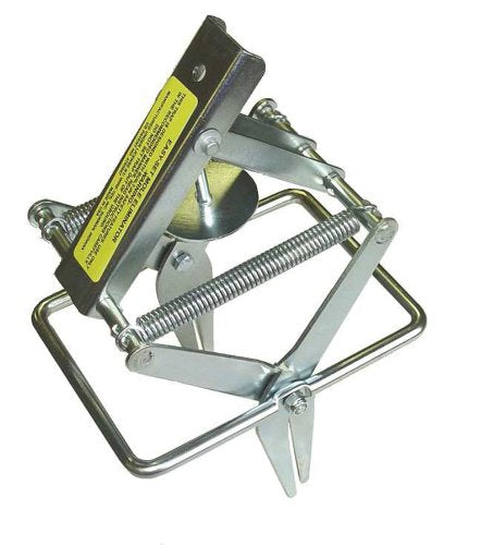 Close-up of Wire Tek Mole Trap foot pedal