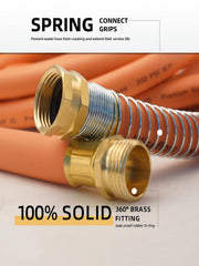 Close-up of Wiseflow heavy duty rubber hose texture