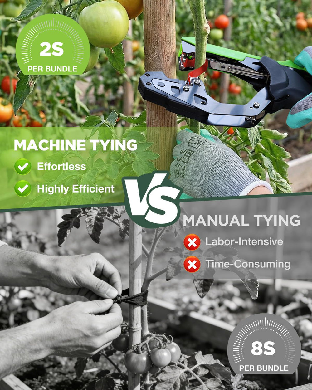 Close-up of WORKPRO Plant Tying Machine blade for quick cutting