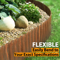 Close-up of Worth Garden Edging hemmed edges