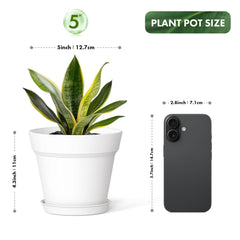 Close-up of WSMKSZ plant pot drainage holes