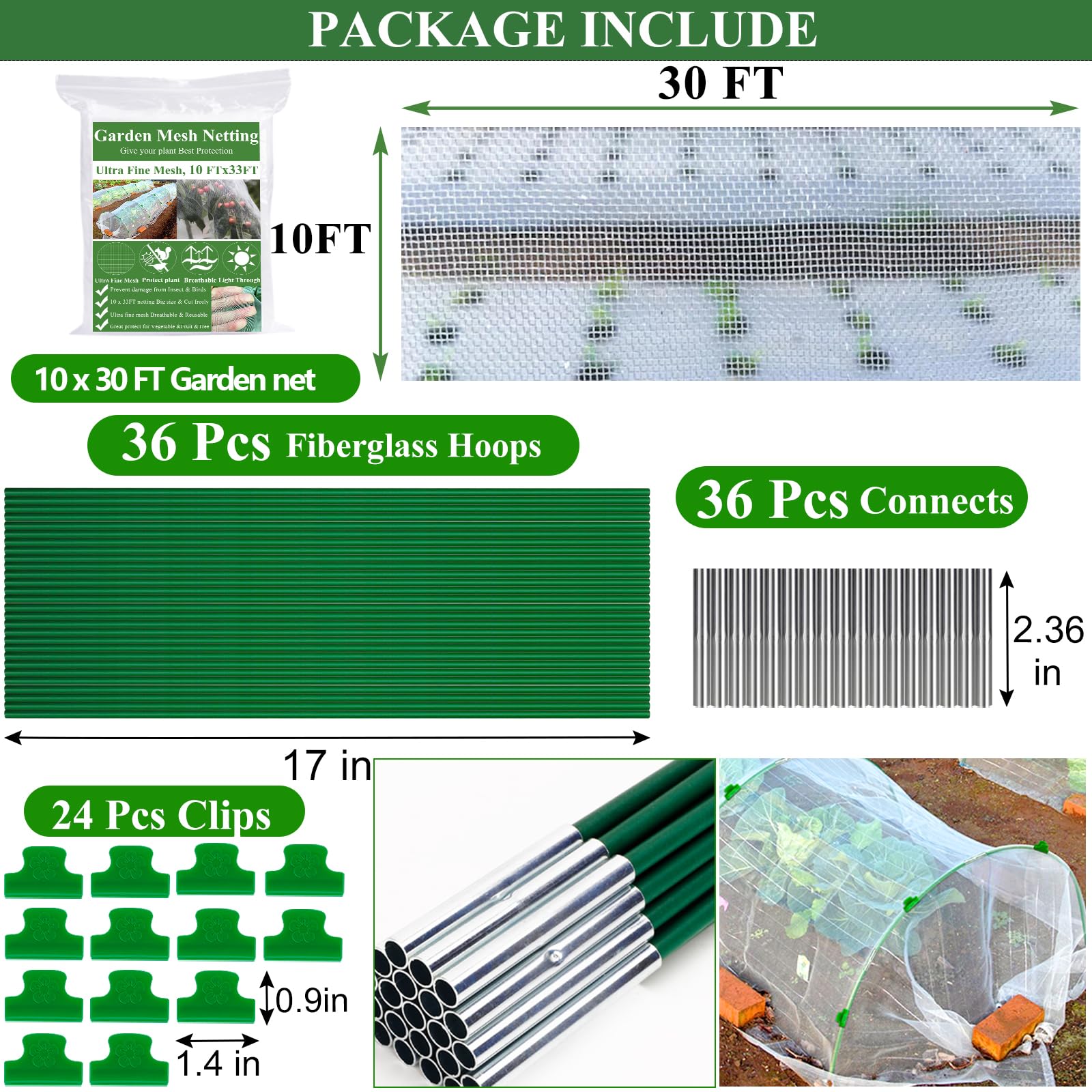 Close-up of WYRJXYB ultra fine garden netting