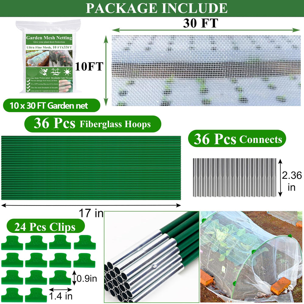 Close-up of WYRJXYB ultra fine garden netting