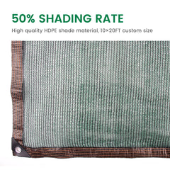 Close-up of Xlimin shade cloth grommets