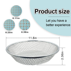 Close-up of XULIFU Soil Sifter 1/4 inch mesh