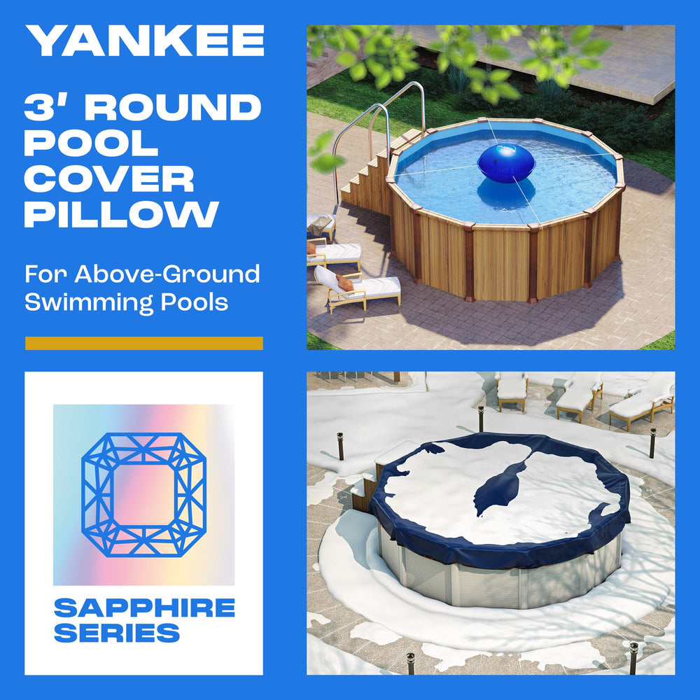 Close-up of Yankee Pool Pillow dual Boston valve