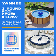 Close-up of Yankee Pool Pillow dual Boston valve