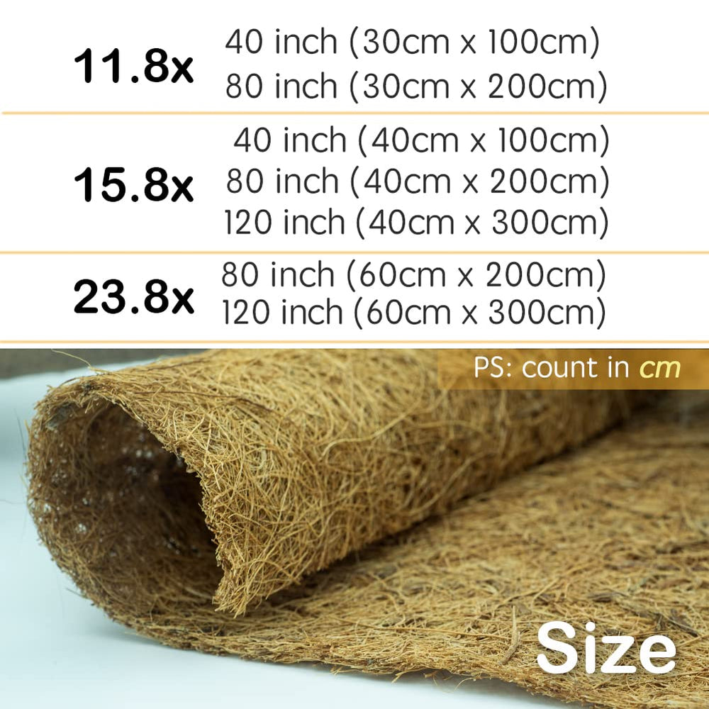Close-up of Yarrdfir Coconut Fiber mat texture
