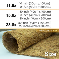Close-up of Yarrdfir Coconut Fiber mat texture