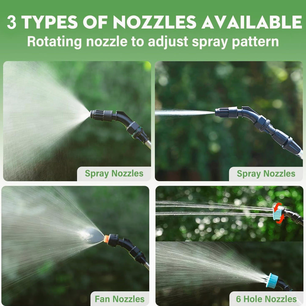 Close-up of YASIMIA Sprayer Wand with hose and filter