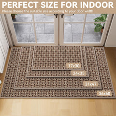 Close-up of YDKGL doormat textured surface for dirt trapping