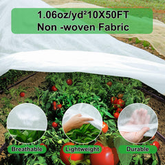 Close-up of YDSL Plant Covers fabric material