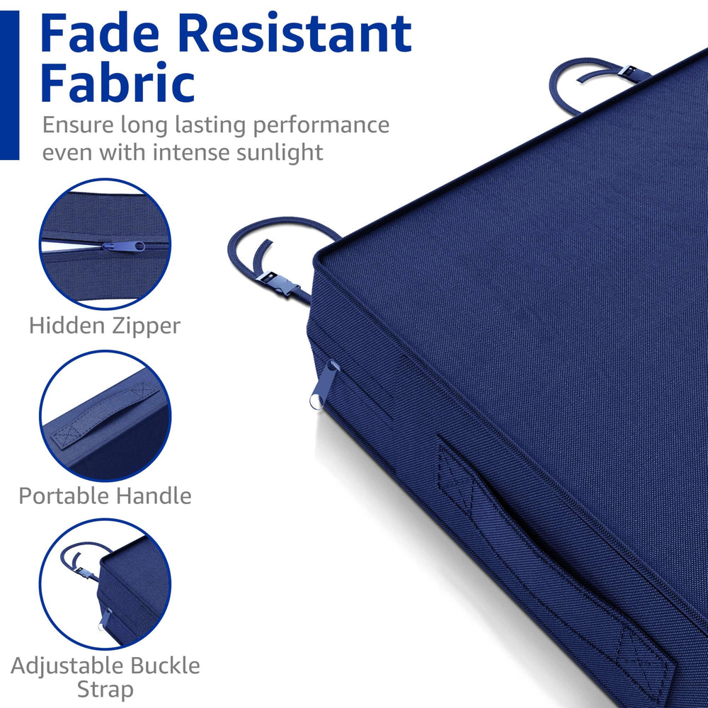 Close-up of YENING memory foam cushion details