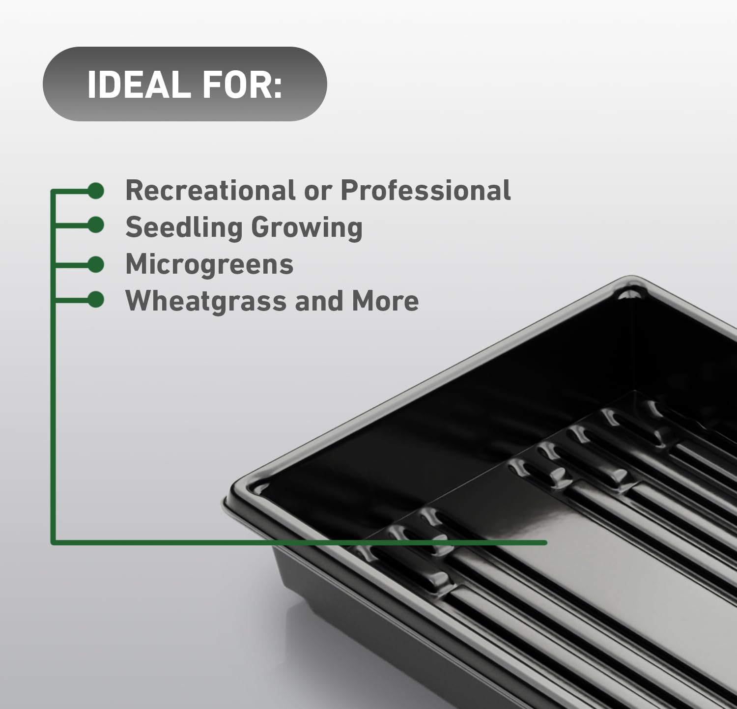 Close-up of Yield Lab propagation tray material
