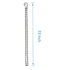 Close-up of YINGFENG chain with attached bird feeder