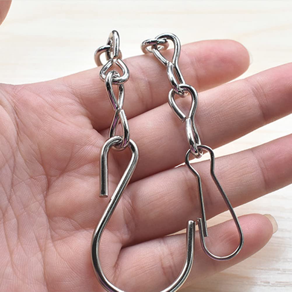 Close-up of YINGFENG hanging chains with hooks and clips