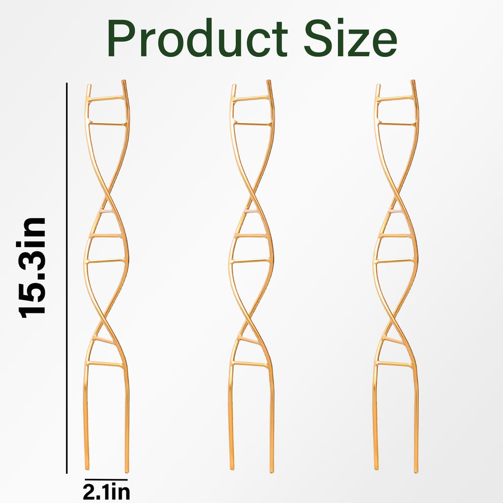 Close-up of Yohsnor DNA Plant Trellis spiral design