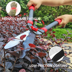 Close-up of YRTSH alloy steel pruner blade