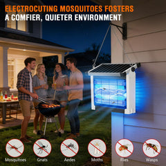 Close-up of zechuan Solar Bug Zapper electric grid