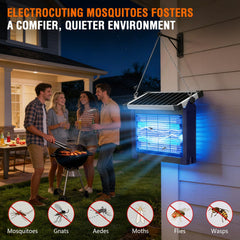 Close-up of zechuan Solar Bug Zapper's electric grid