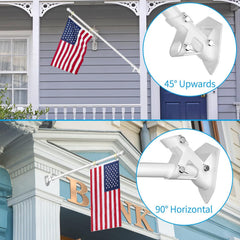 Close-up of ZMTECH stainless steel flag pole top ball