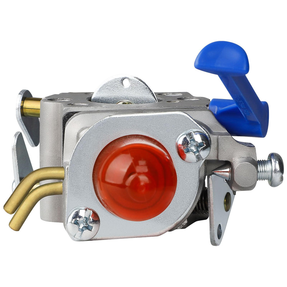 Close-up view of HUZTL carburetor components